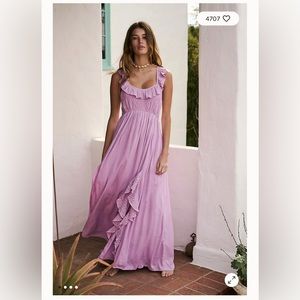 Free People Elise Low-Back Maxi